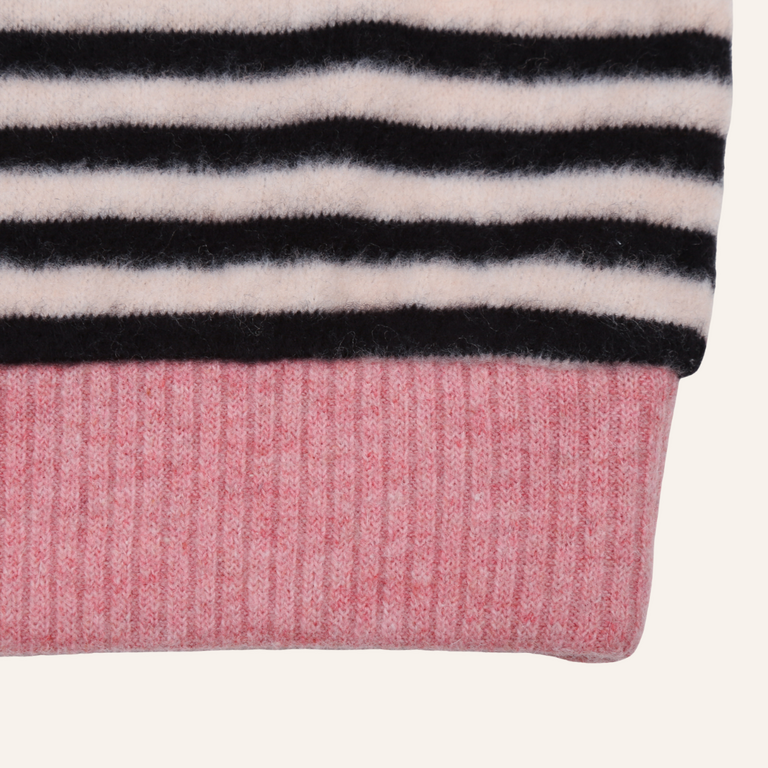 Jelly Mallow Jelly Mallow Happy Stripe Colorblock Knit