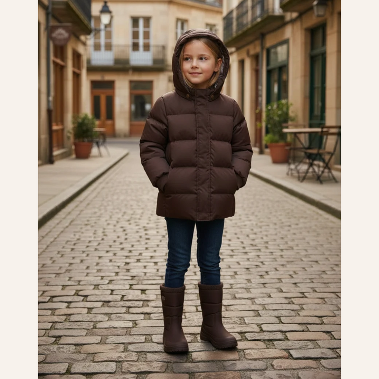 Enfant Enfant Jacket Quilt - Coffee Bean