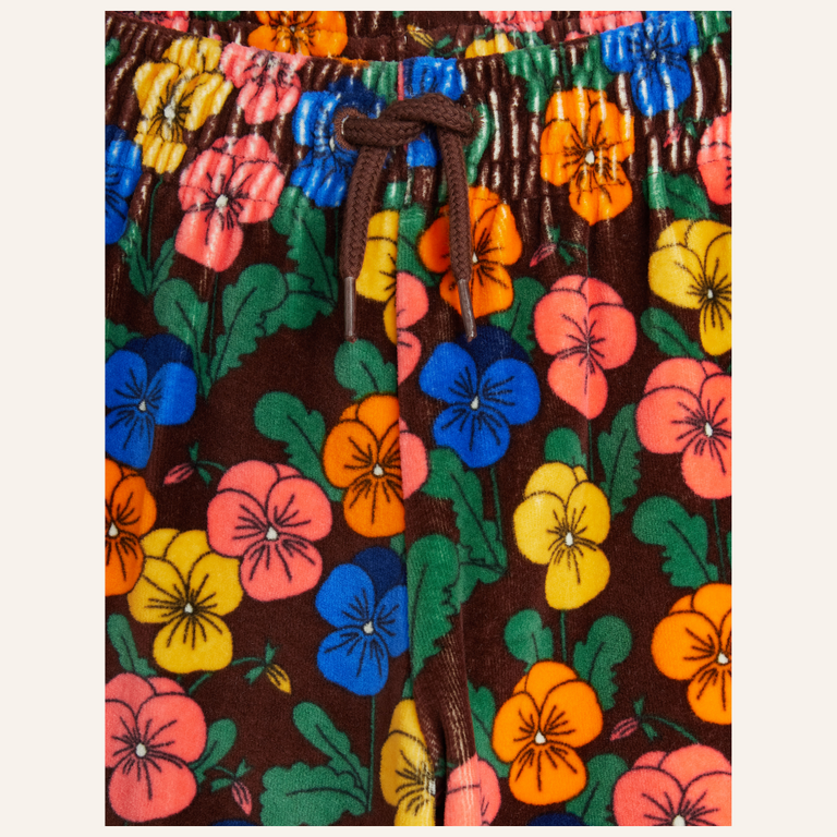 Mini Rodini Mini Rodini Violas velour trousers - Multi