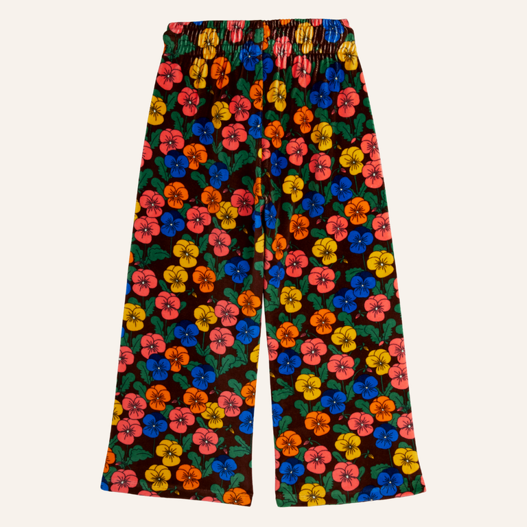Mini Rodini Mini Rodini Violas velour trousers - Multi