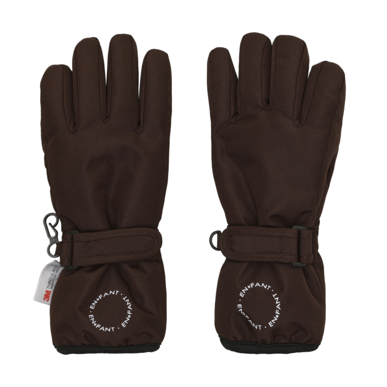 Enfant Enfant Gloves Waterproof Dropliner - Coffee Bean