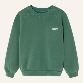 American Vintage AMV kid sweatshirt Izubird - Vintage Cedar