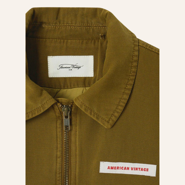 American Vintage AMV kid Lycaz Coat | Vintage Moss
