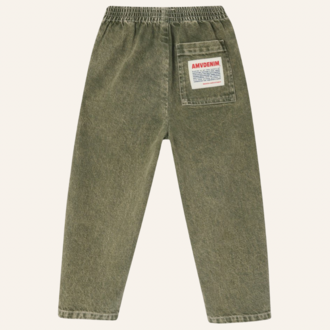 American Vintage AMV Kid Pants Jogger Uzatown - Olive