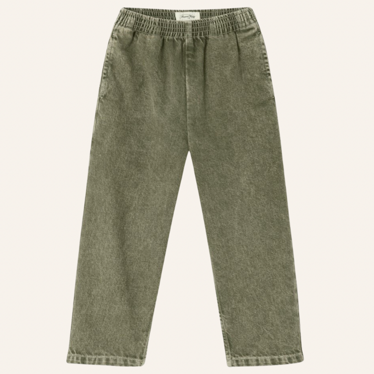 American Vintage AMV Kid Pants Jogger Uzatown - Olive