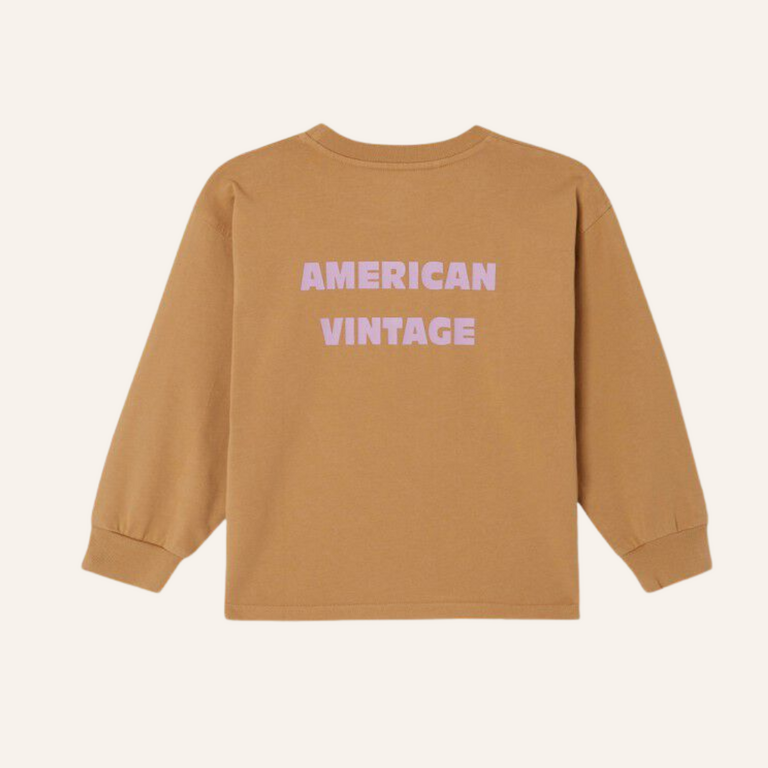 American Vintage AMV Kid shirt Fizvalley - Vintage Peanut Butter