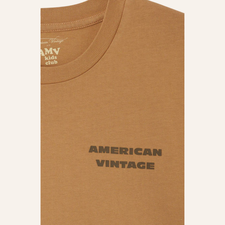 American Vintage AMV Kid shirt Fizvalley - Vintage Peanut Butter
