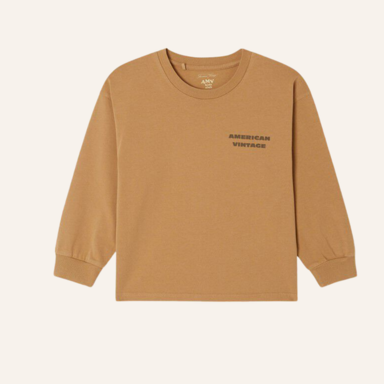 American Vintage AMV Kid shirt Fizvalley - Vintage Peanut Butter