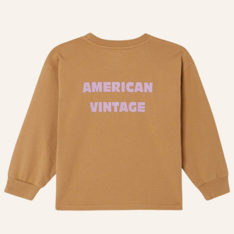 American Vintage AMV Kid shirt Fizvalley - Vintage Peanut Butter