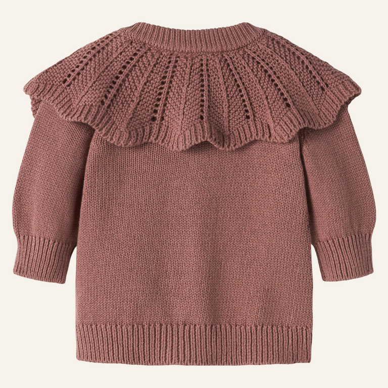 Lil 'Atelier Lil' Atelier Knitted Cardigan - Withered rose