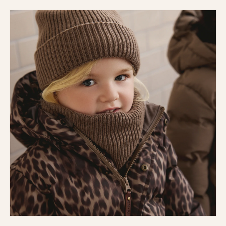 Enfant Enfant Jacket Quilt - Pine Bark Leopard