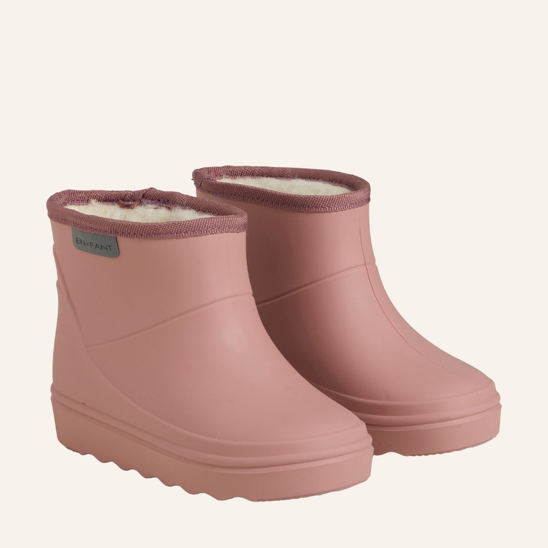 Enfant Enfant Thermo Boots Short Solid | Old Rose