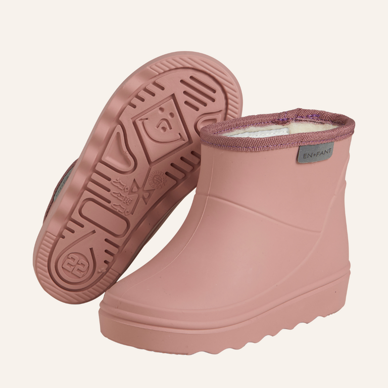 Enfant Enfant Thermo Boots Short Solid | Old Rose
