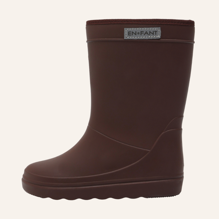 Enfant Enfant Thermo Boots Solid | Coffee Bean