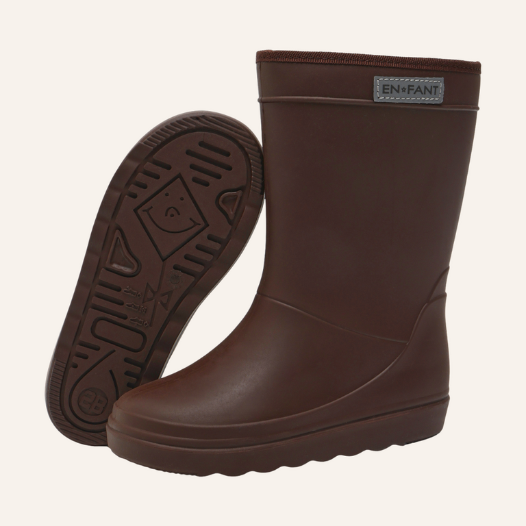 Enfant Enfant Thermo Boots Solid | Coffee Bean