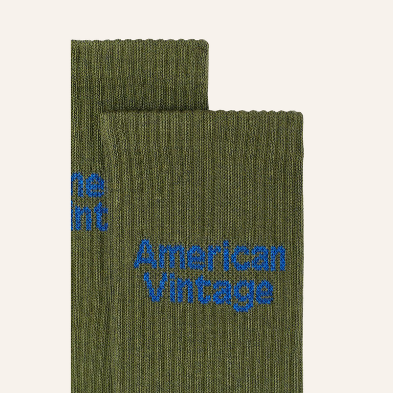 American Vintage AMV Kid socks clypsun - Khaki
