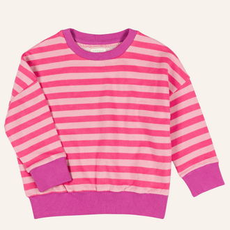 Nixnut Nixnut Rel sweater - Cherry stripe
