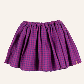 Nixnut Nixnut Tos Skirt - Blueberry checkered