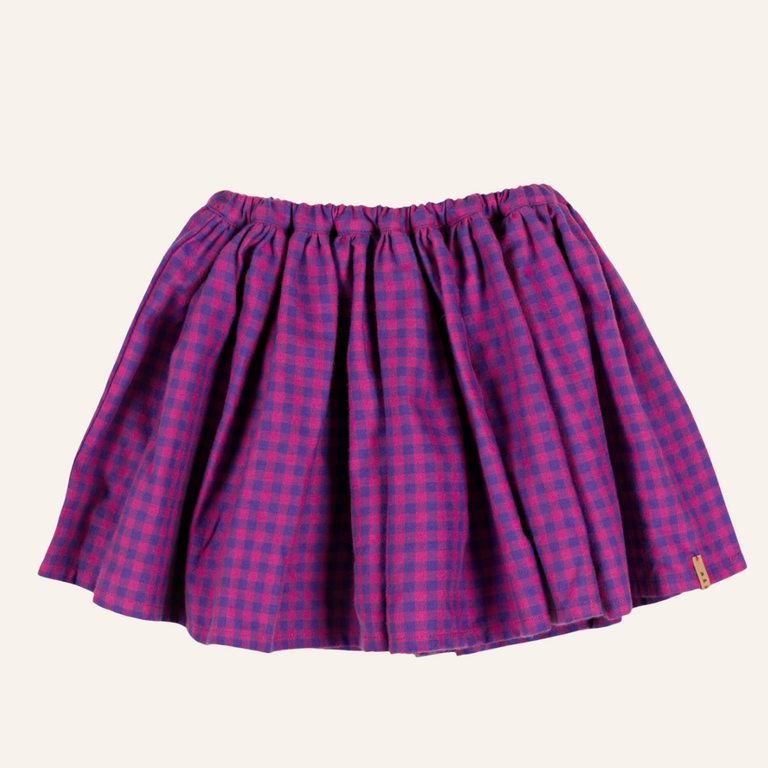 Nixnut Nixnut Tos Skirt - Blueberry checkered