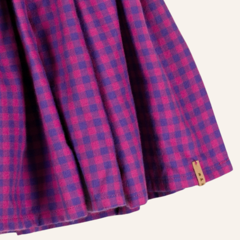 Nixnut Nixnut Tos Skirt - Blueberry checkered