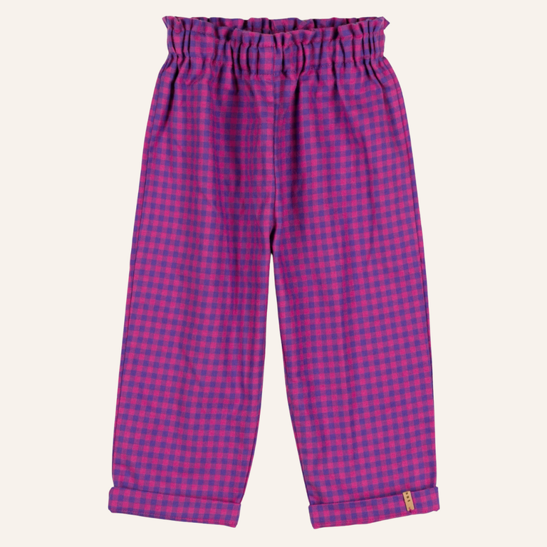 Nixnut Nixnut Tis pants - Blueberry checkered