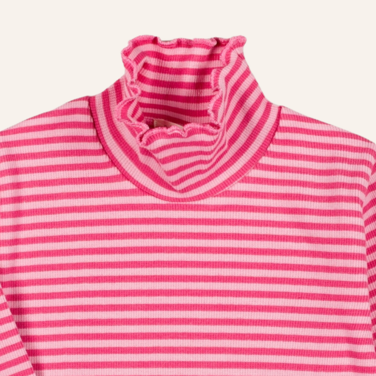 Nixnut Nixnut Meis longsleeve - Cherry stripe