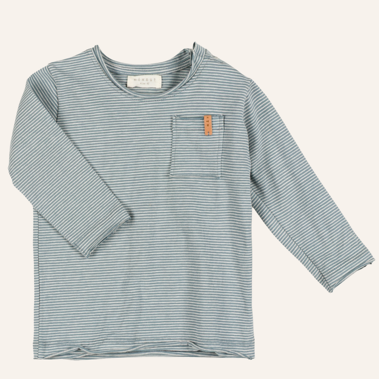 Nixnut Nixnut Longsleeve - Snow stripe