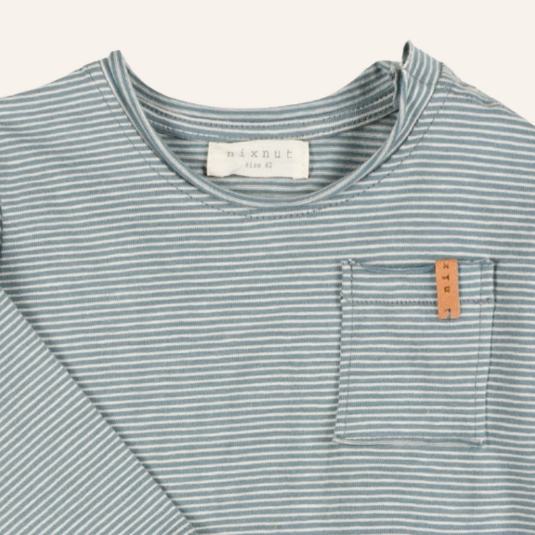 Nixnut Nixnut Longsleeve - Snow stripe