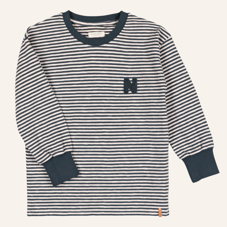 Nixnut Nixnut Rim longsleeve - Snow stripe