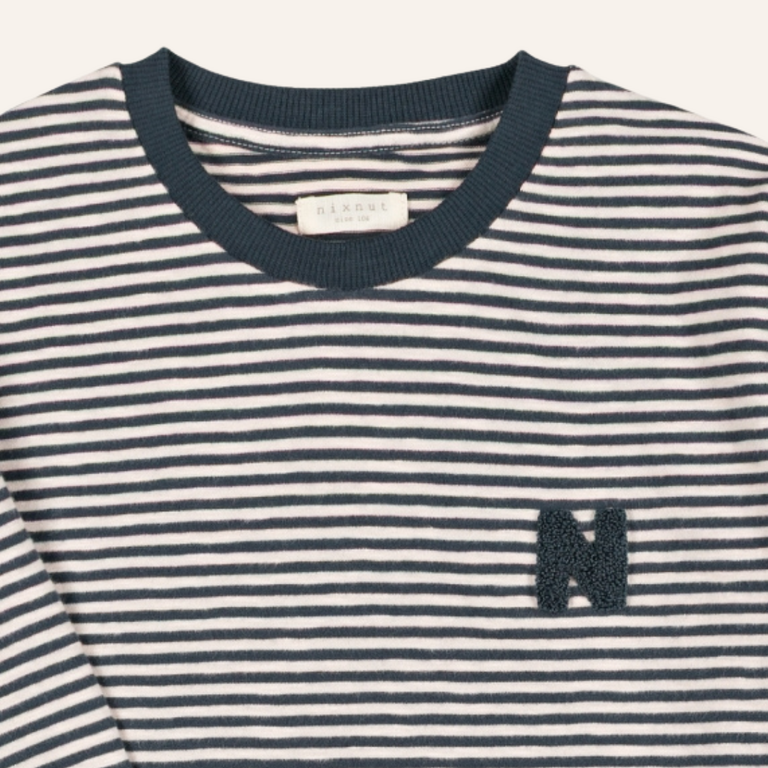 Nixnut Nixnut Rim longsleeve - Snow stripe