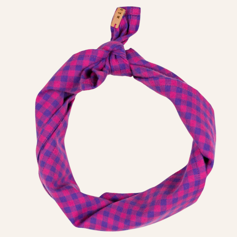 Nixnut Nixnut Bandana - Blueberry checkered
