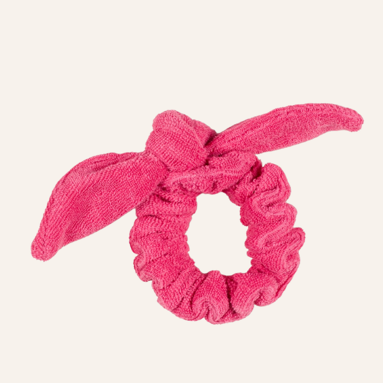 Nixnut Nixnut bow scrunchie - Cherry