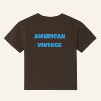 American Vintage AMV Kid t-shirt fizvalley - Choco Vintage