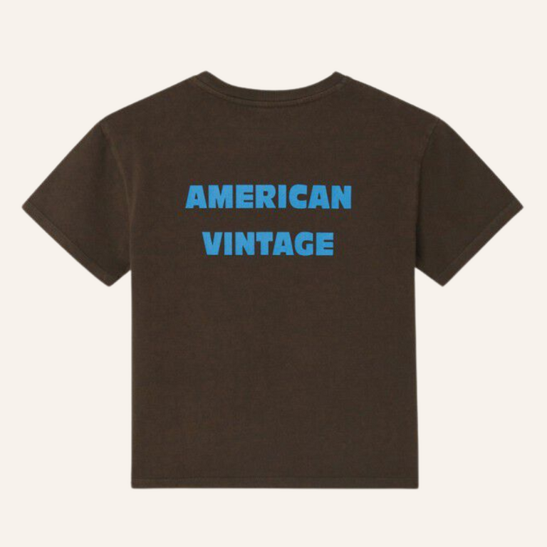 American Vintage AMV Kid t-shirt fizvalley - Choco Vintage