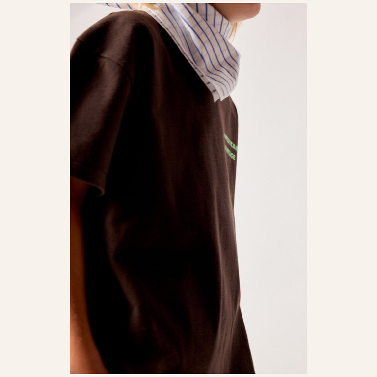 American Vintage AMV Kid t-shirt fizvalley - Choco Vintage