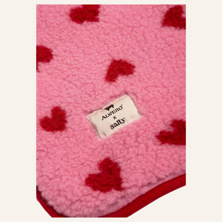 Alwero Alwero x Salty Wiegdeken Bubble Gum Hearts
