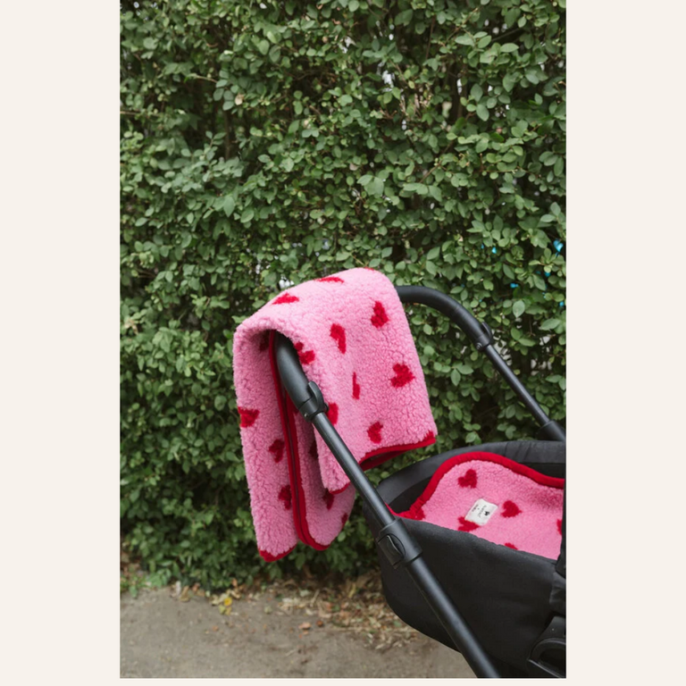 Alwero Alwero x Salty Wiegdeken Bubble Gum Hearts