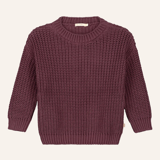 Yuki Yuki Chunky Knitted sweater - Fig