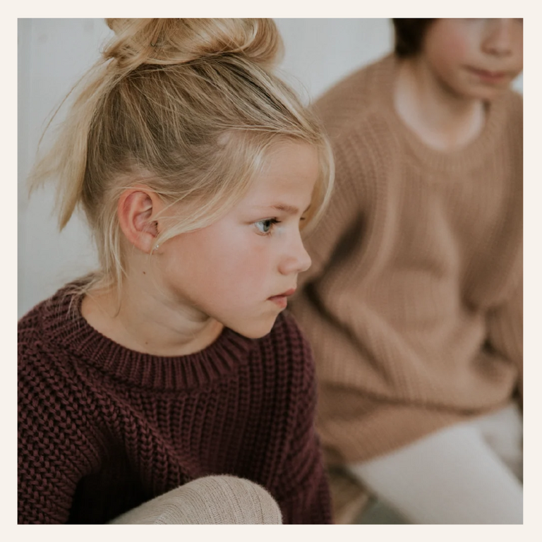 Yuki Yuki Chunky Knitted sweater - Fig