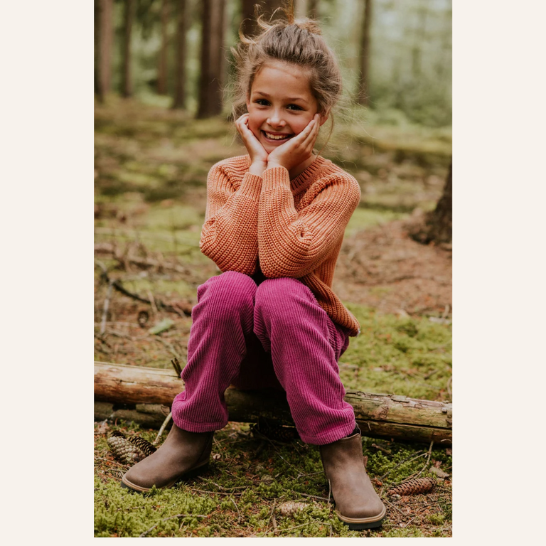Yuki Yuki Trousers Beau Corduroy - Purper