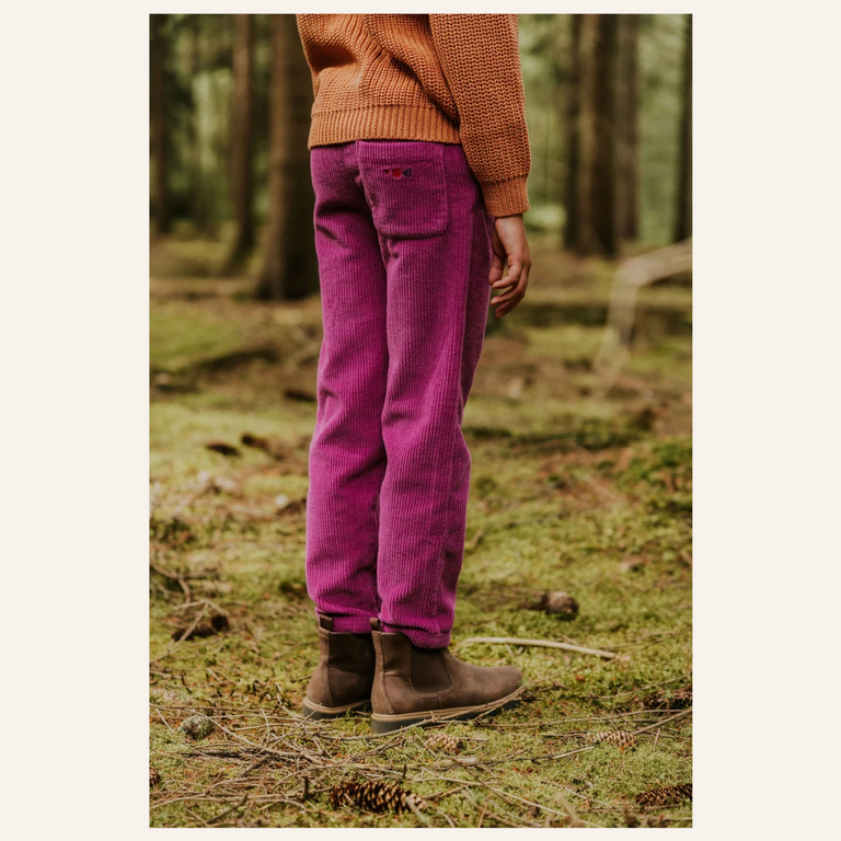 Yuki Yuki Trousers Beau Corduroy - Purper