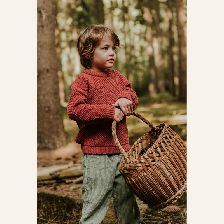 Yuki Yuki Trousers Beau Corduroy - Moss