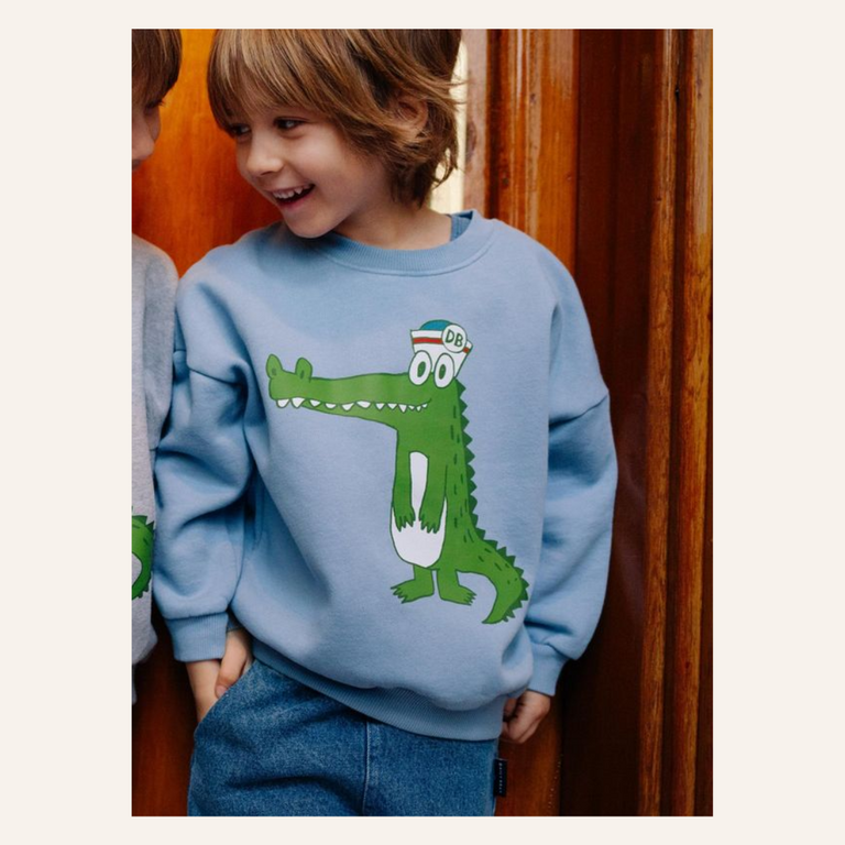 Daily Brat Daily Brat - Loco Coco Sweater - Blue