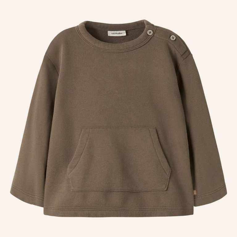 Lil 'Atelier Lil' Atelier Rea Longsleeve Sweat | Teak
