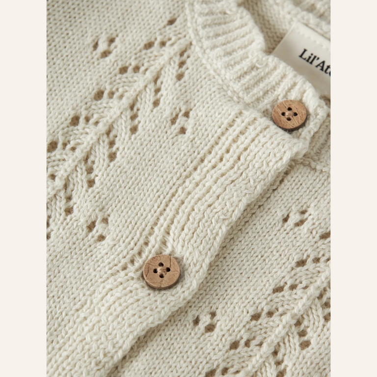 Lil 'Atelier Lil 'Atelier Knit cardigan lil - Turtledove