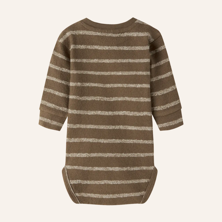 Lil 'Atelier Lil' Atelier Loose body LS - Turtedove Teak