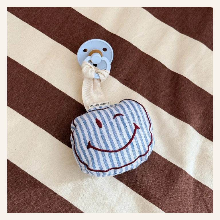 Atelier Pomme Atelier Pomme Pacifier Cloth Cuddle | La mer Douce