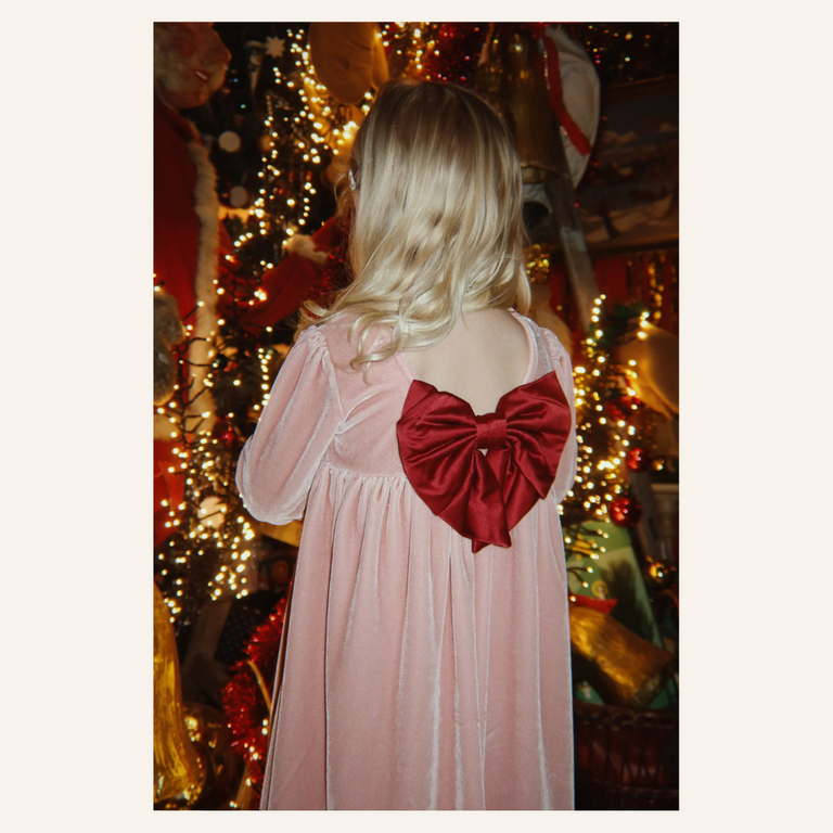 Konges Sløjd Konges Sløjd Gia Bow Dress | Mellow Rose