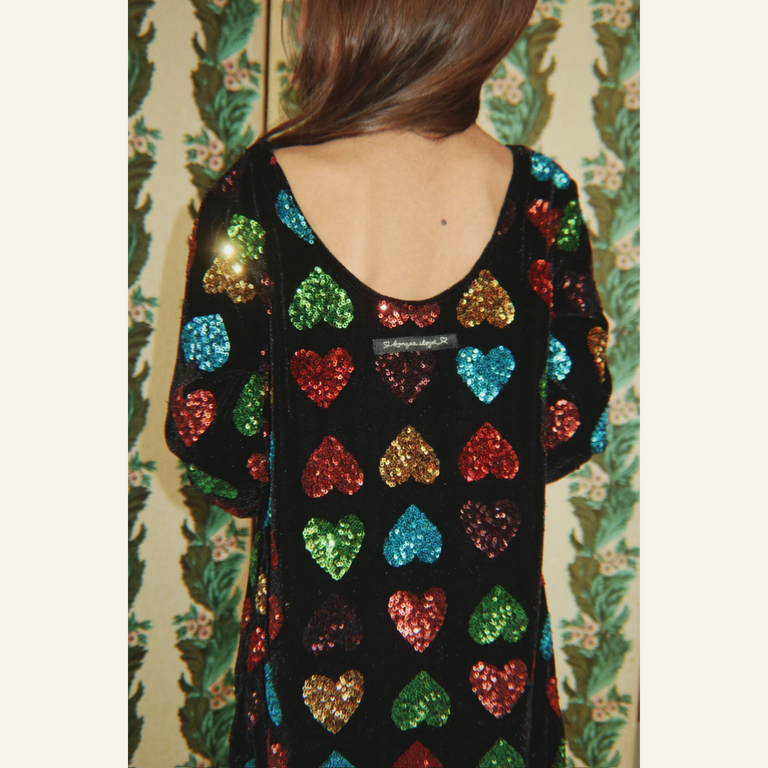 Konges Sløjd Konges Sløjd Cuore Dress | Amour Sequin