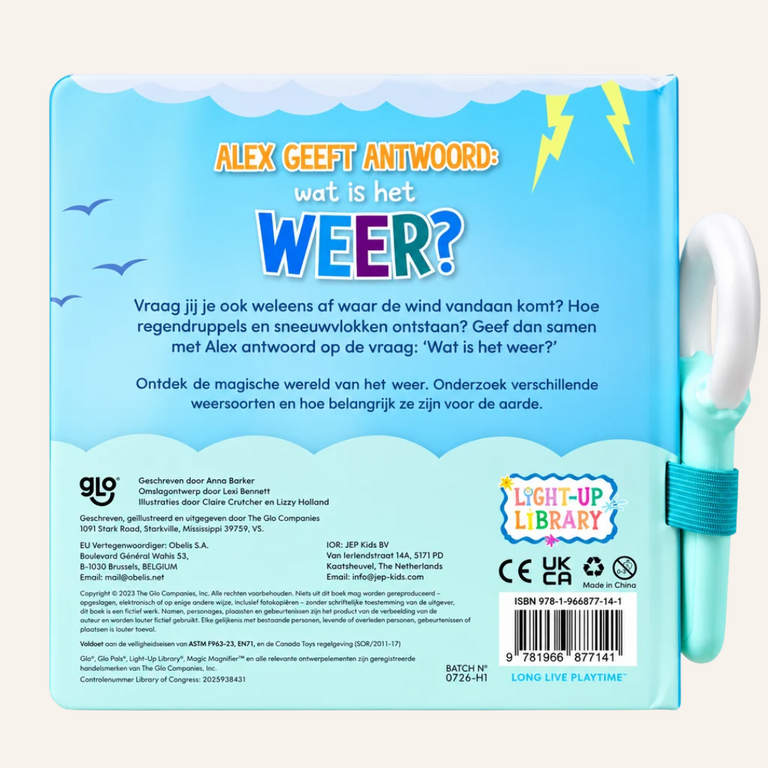 Glo Pals Glo Pals Light Up Library - Alex Wat is het weer?